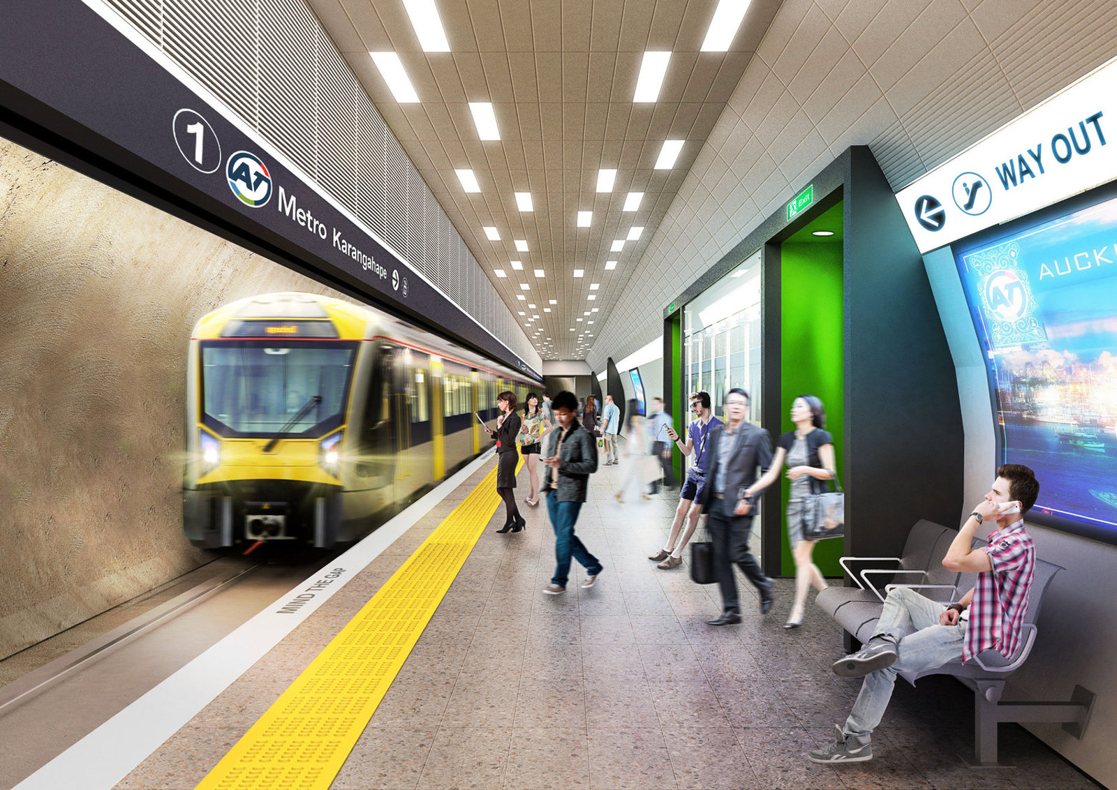 Neighbourhoods Maungawhau And Karanga A Hape02h2 02 K+Rd+CRL+Station+Tunnel