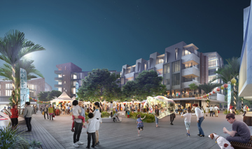 Northcote Town Square Render