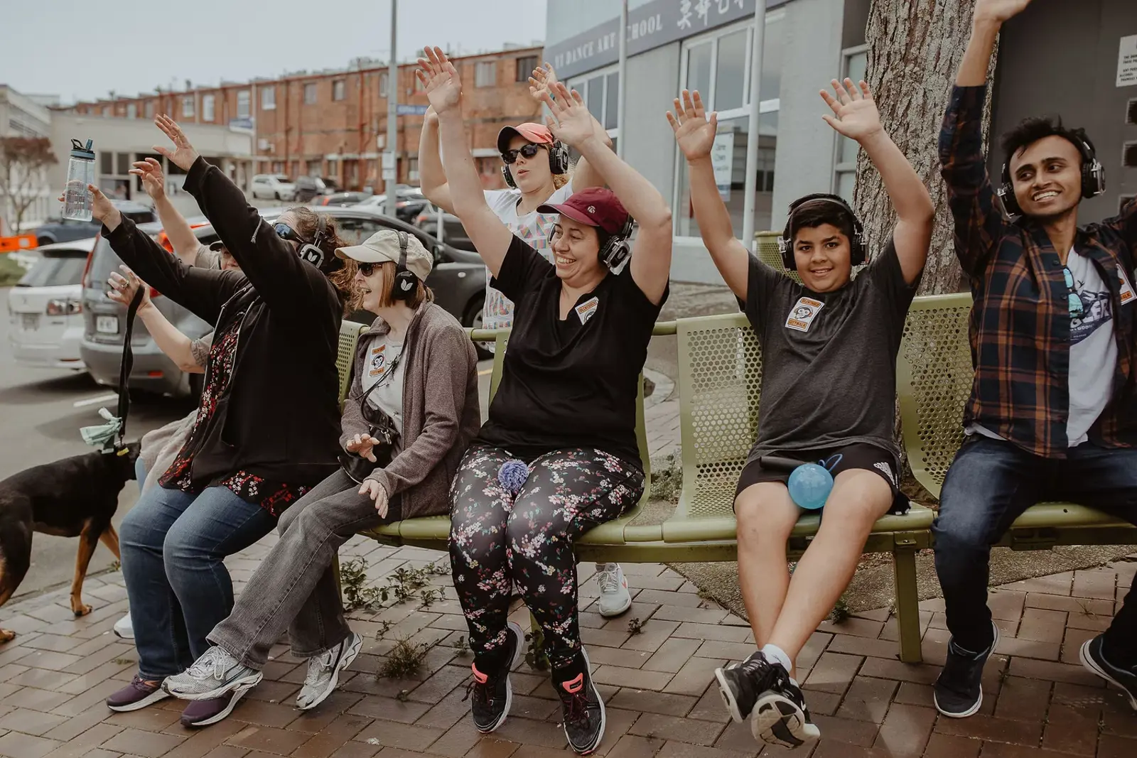 Silent Disco Turns Panmure Town Centre Into A Dance Floor 7