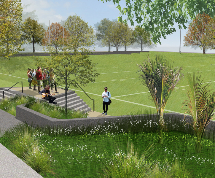 Greenslade Flood Wall View 2