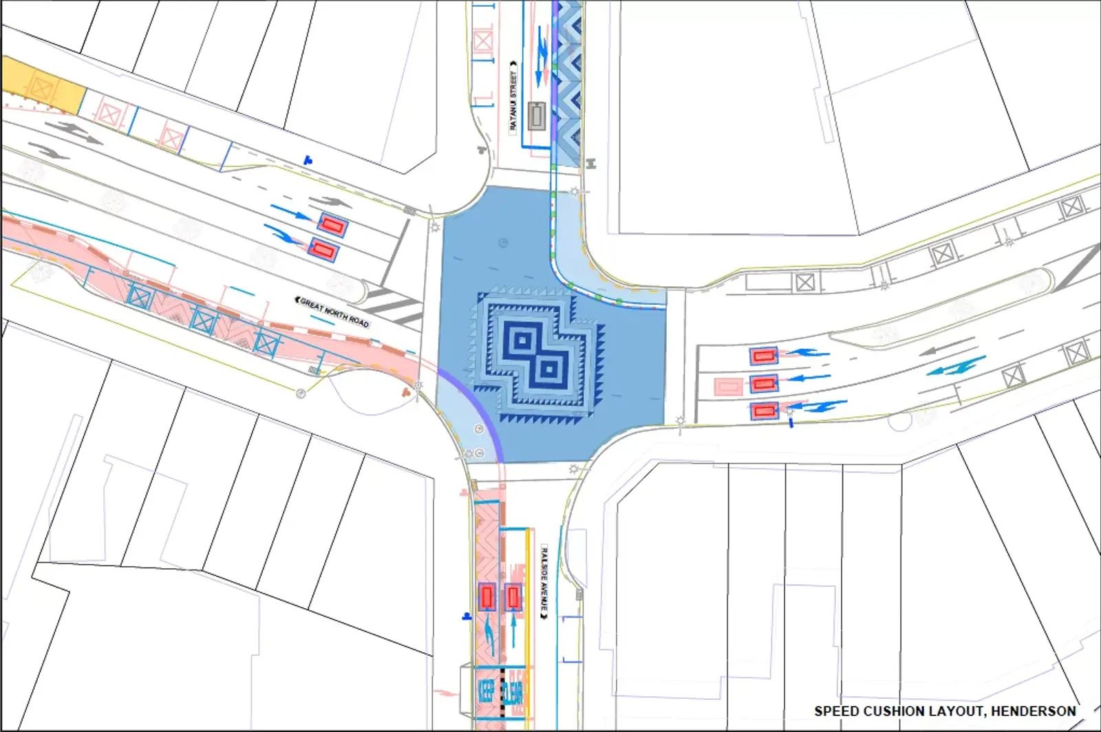Speed Cushions To Reduce Speeds In Henderson Town Centre2