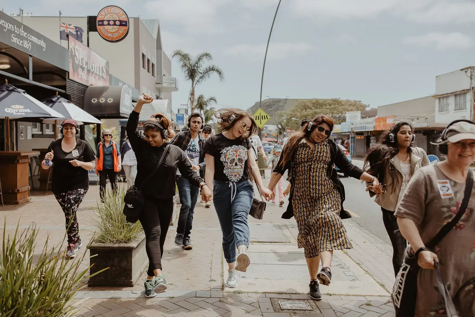 Silent Disco Turns Panmure Town Centre Into A Dance Floor 1